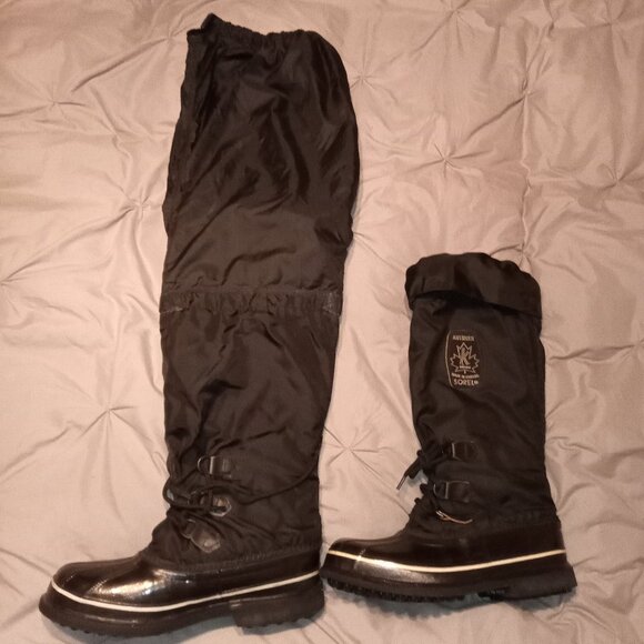 Vintage Kaufman Sorel AVENGER deep snow hip boots UK 9/US 10 narrow main image 13